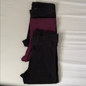 Lot of 3 VS Pink leggings